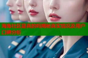 海角社区是真的吗揭秘真实情况及用户口碑分析