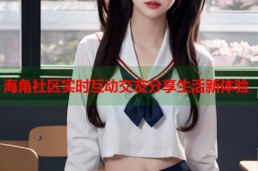 海角社区实时互动交友分享生活新体验