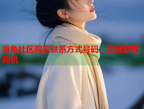 海角社区购买联系方式号码，快速获取商机  第2张