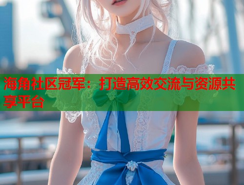 海角社区冠军：打造高效交流与资源共享平台  第1张