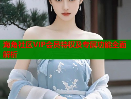 海角社区VIP会员特权及专属功能全面解析  第1张
