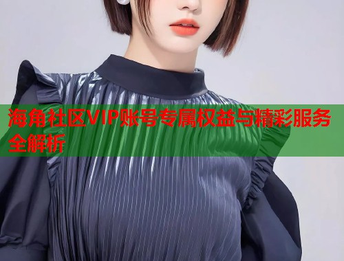 海角社区VIP账号专属权益与精彩服务全解析  第1张