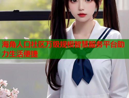 海角人口社区万级规模智慧服务平台助力生活便捷  第1张